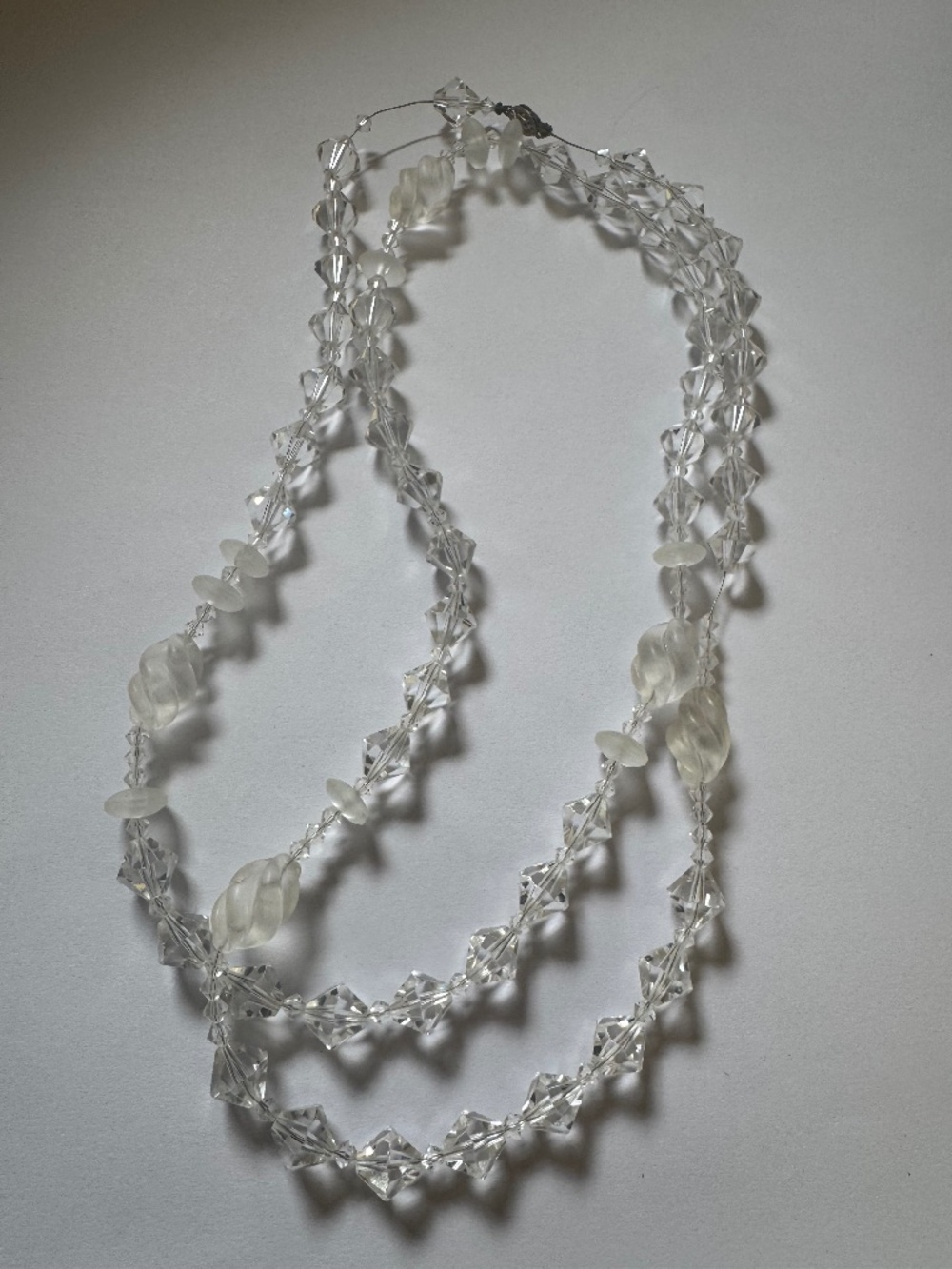 Vintage Austrian Crystal Double-Strand Necklace